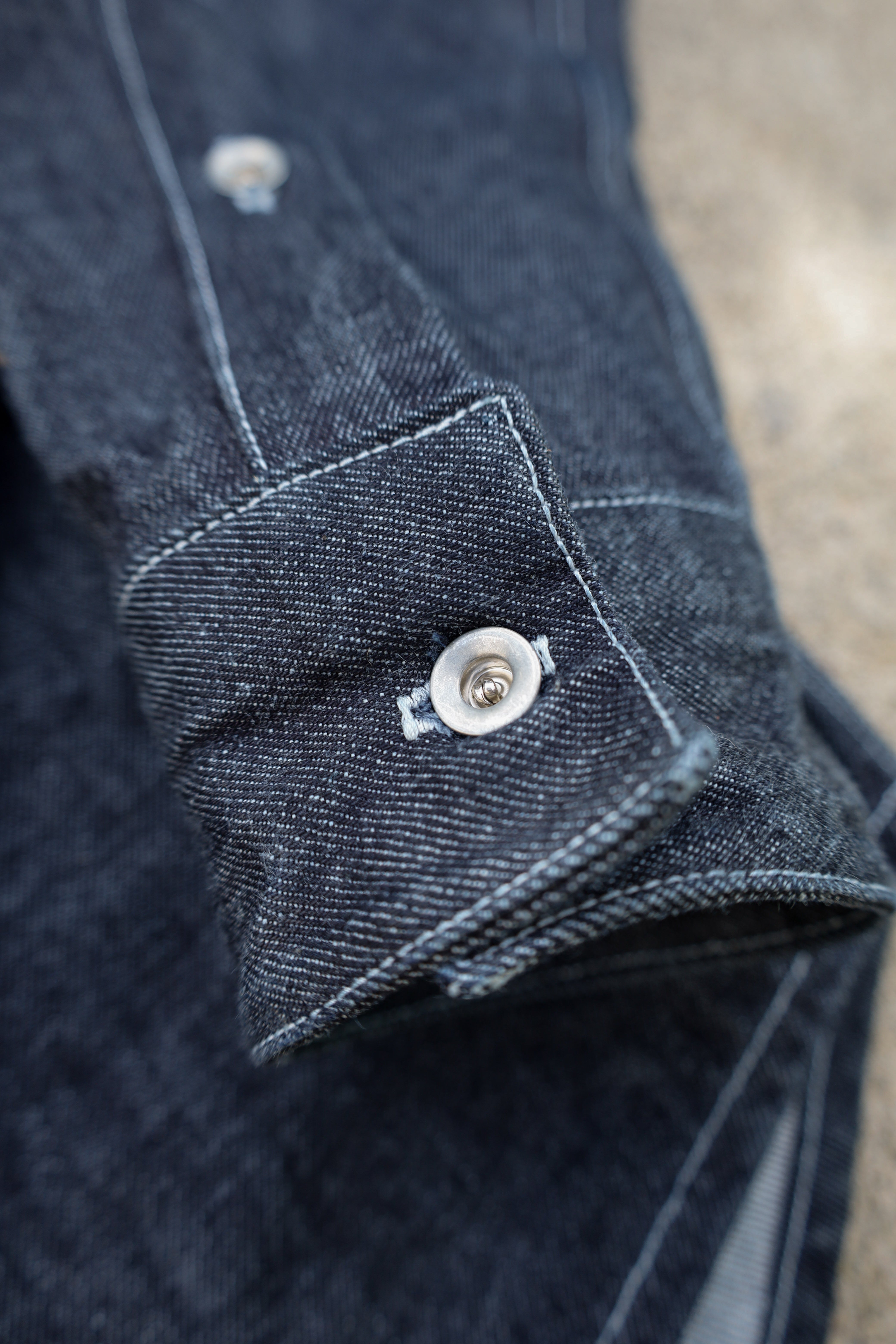 13.5oz Selvedge Indigo Surplus Shirt