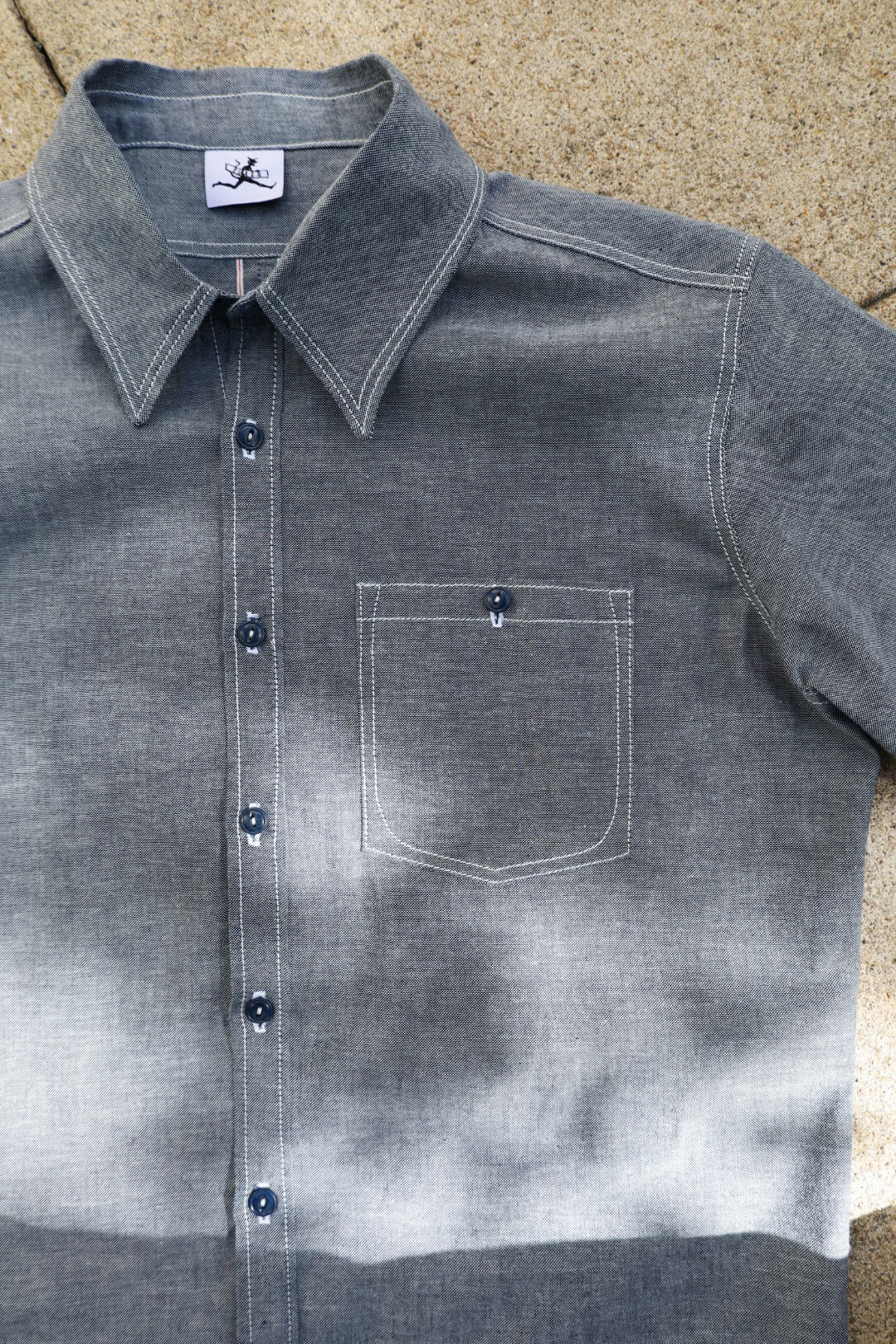 Selvedge Indigo Chambray Service Shirt