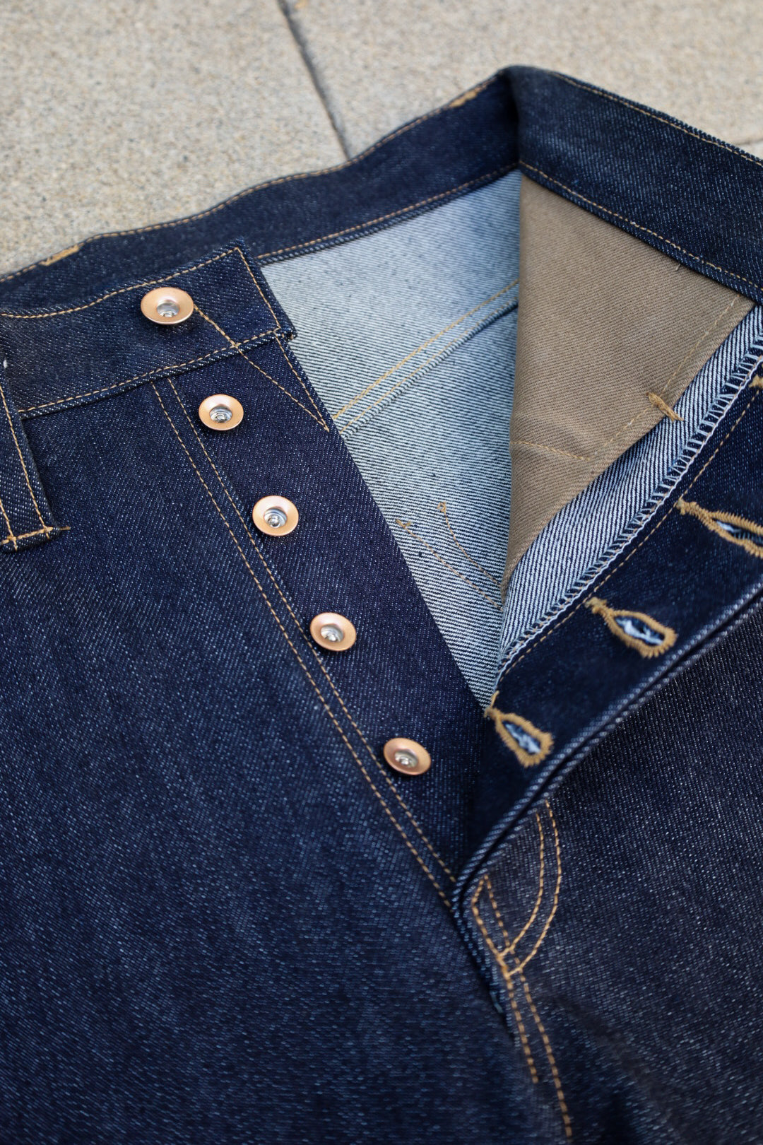 18oz Dark Indigo Selvedge - Straight - 31x34