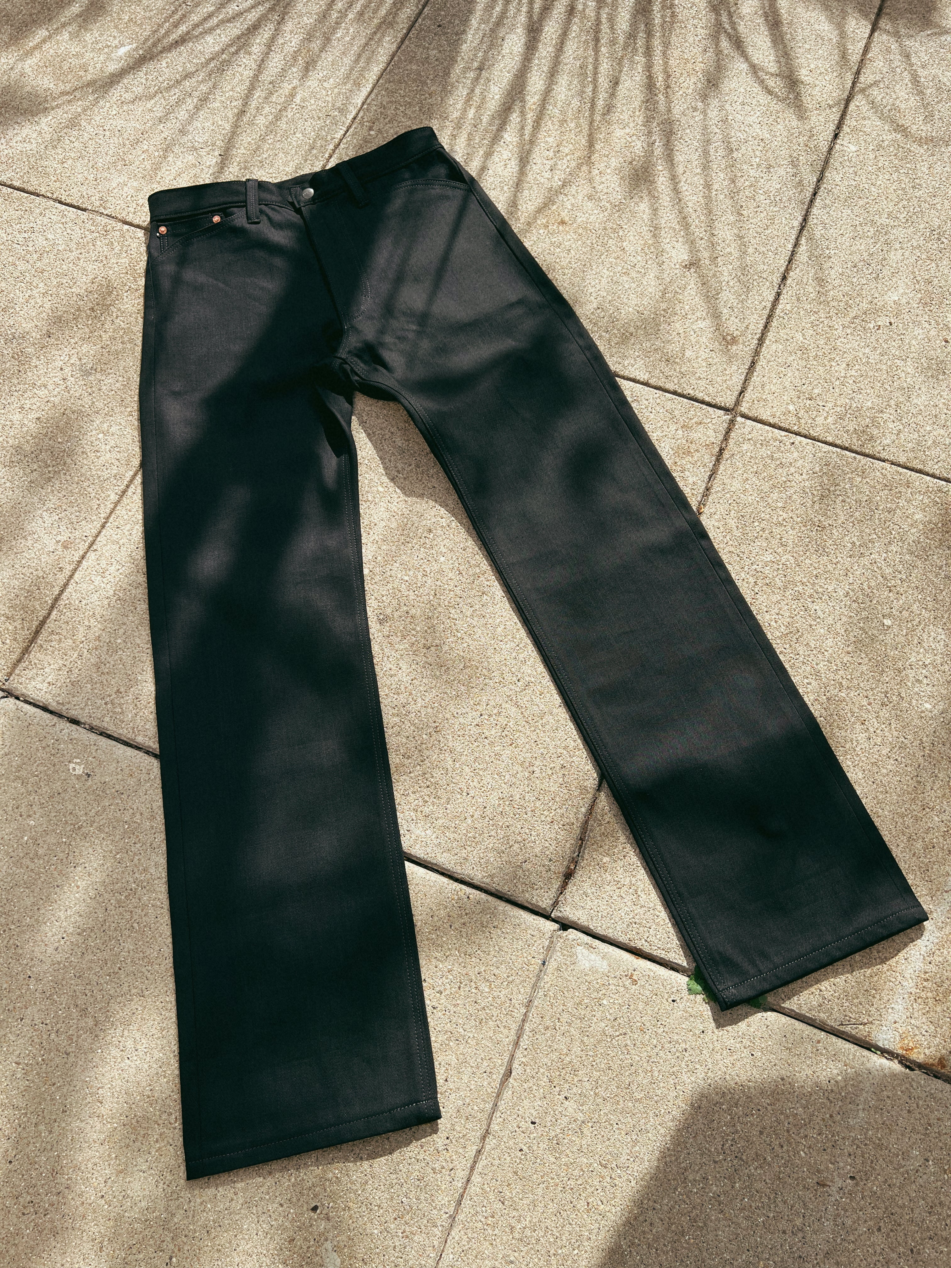 Winston Denim 13oz Black Selvedge - Straight