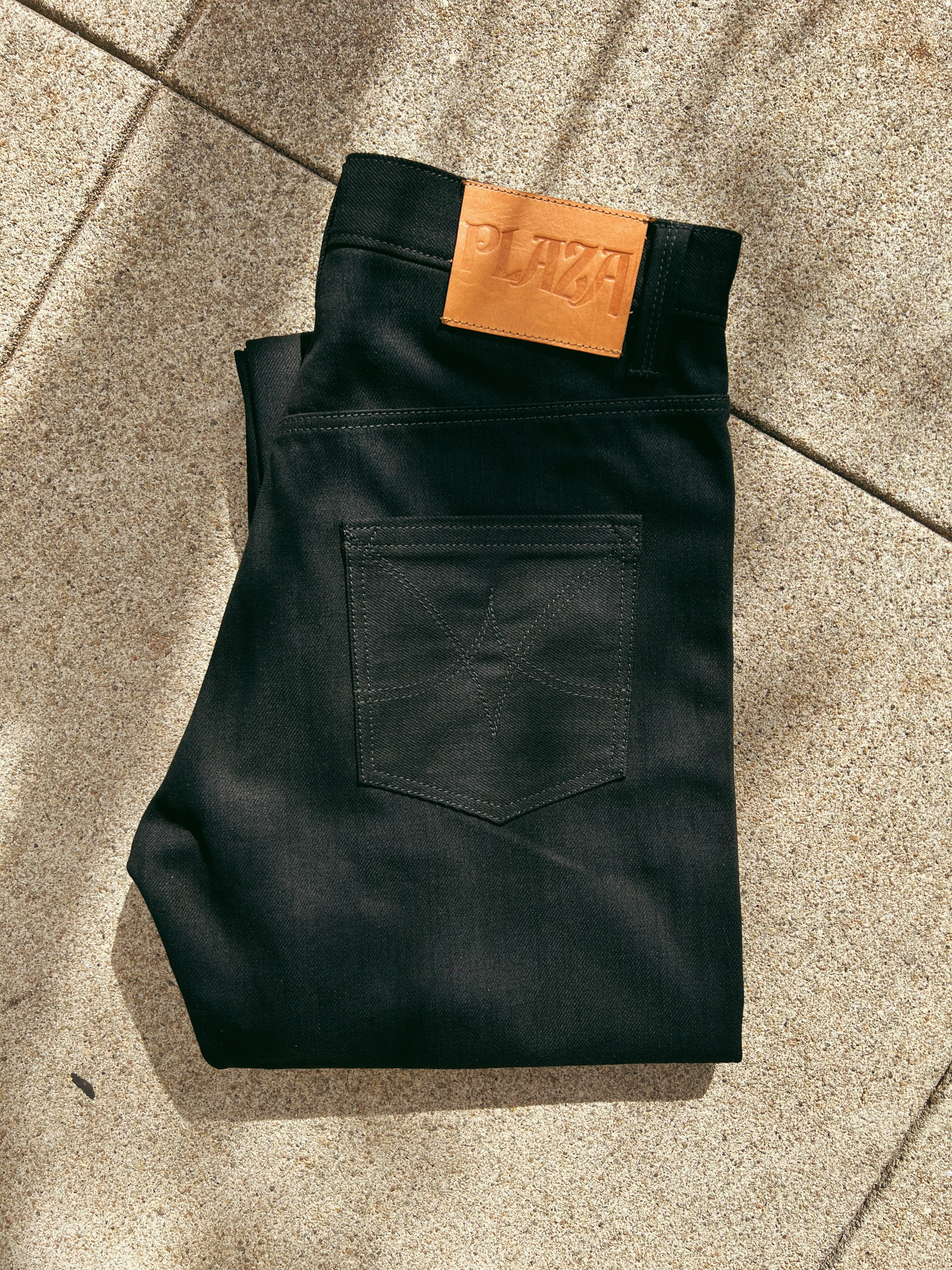 Winston Denim 13oz Black Selvedge - Straight