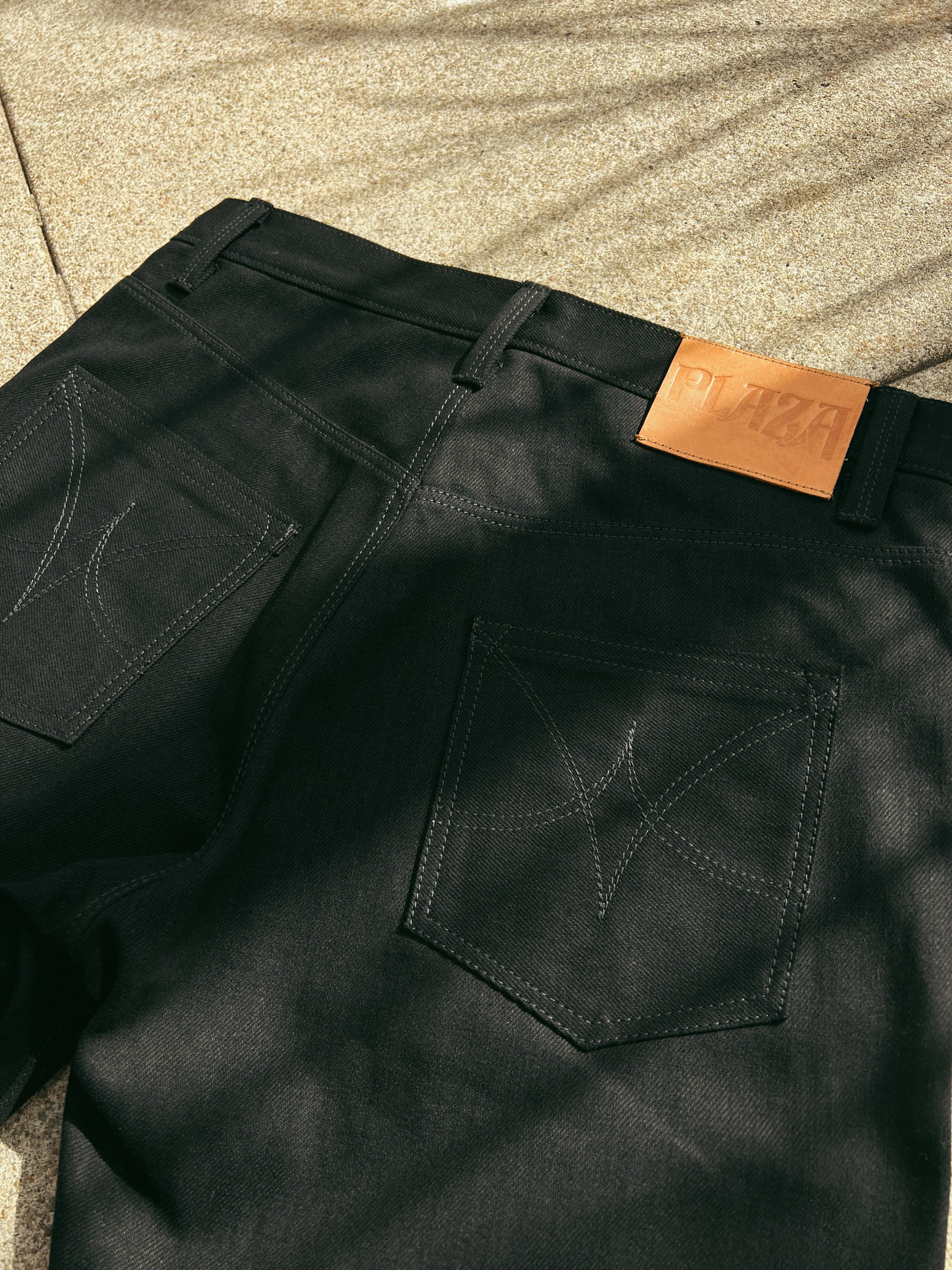 Winston Denim 13oz Black Selvedge - Straight