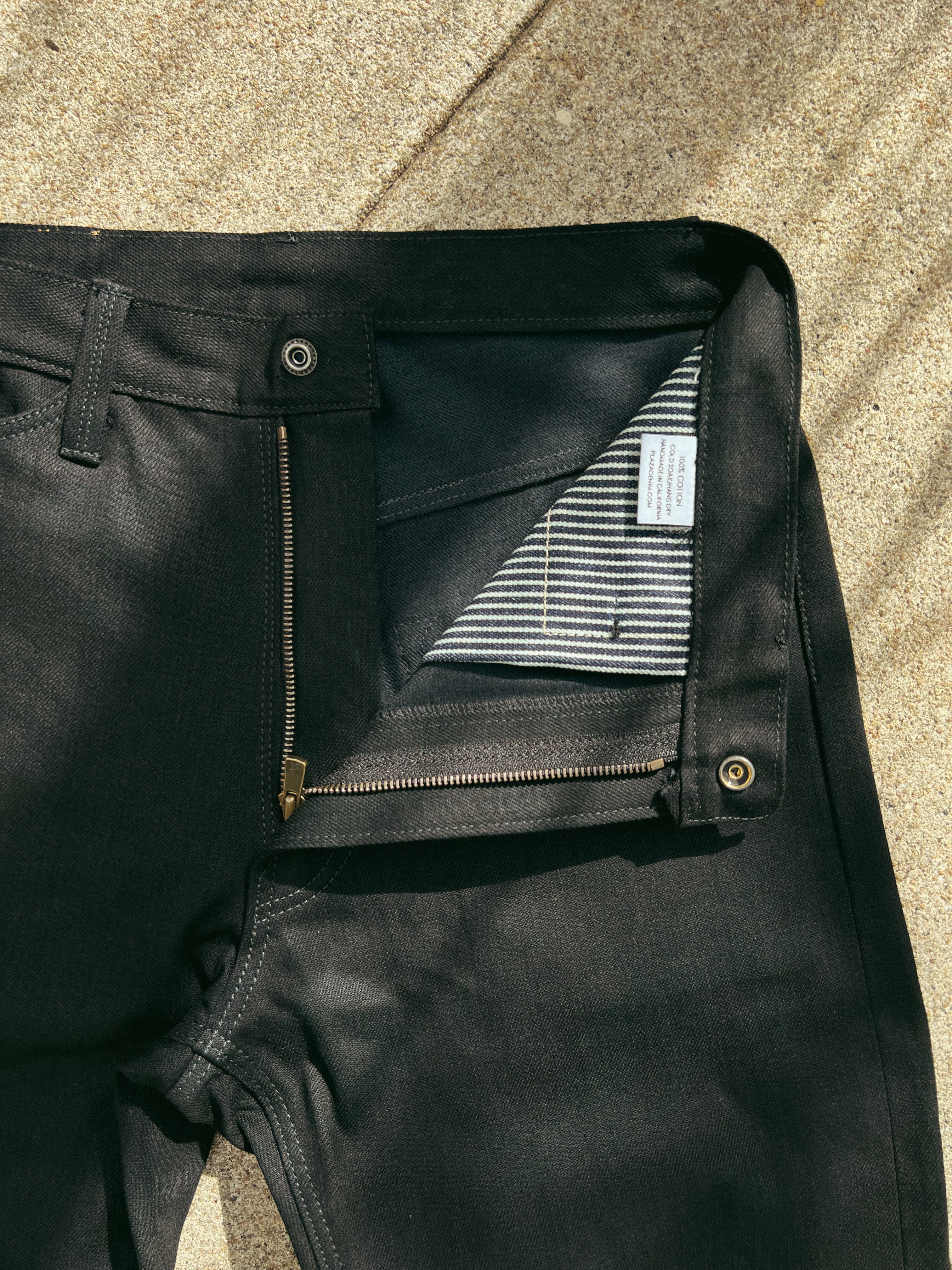 Winston Denim 13oz Black Selvedge - Straight